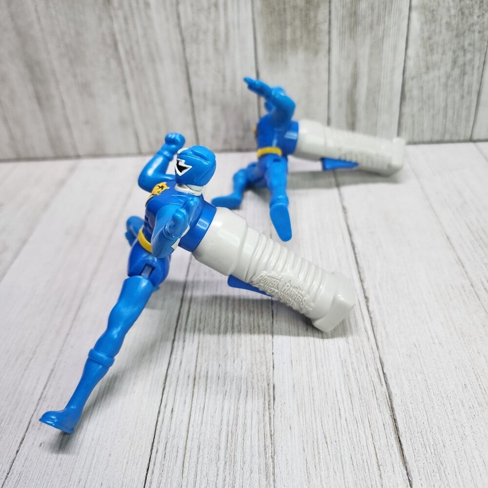 Power Rangers Dino Thunder Blue Ranger Action Figure Lightning Collection - 2pcs - Picture 3 of 9